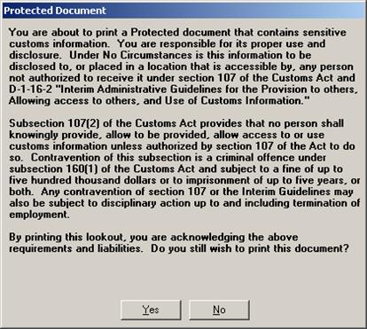 Protected Document message