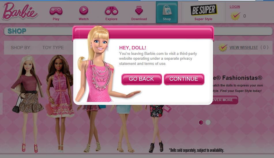 Barbie.com image.