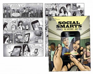 Graphic novel Cover: Social Smarts: Privacy, the Internet and You