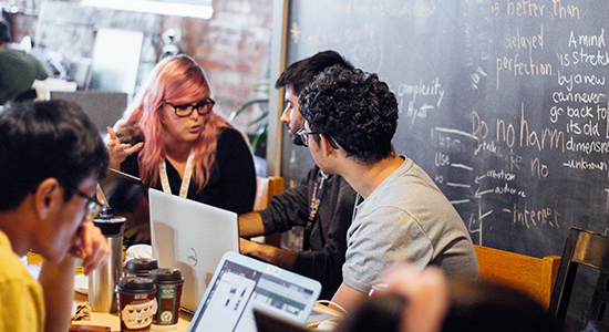 Students tackle complex privacy issues during 36-hour hackathon.