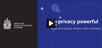 View the video: Raise your privacy concern with a business