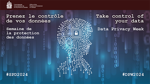 Arrière-plan : Semaine de la protection des données 2024