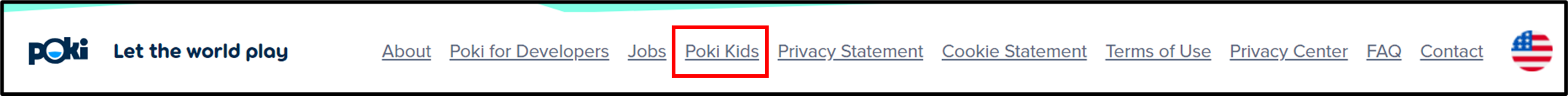 Figure 13 - “False Hierarchy” – more privacy protective option at the bottom of the homepage (see description below)